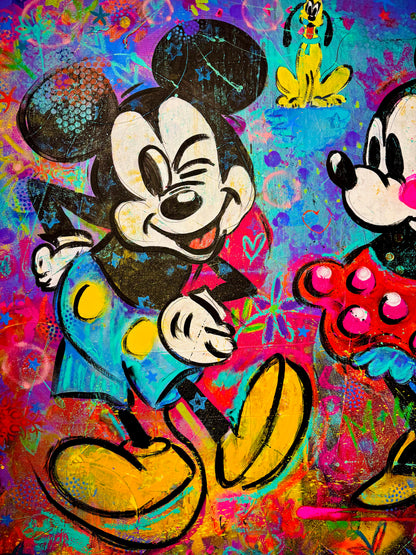 Vibrant Cartoon Mice