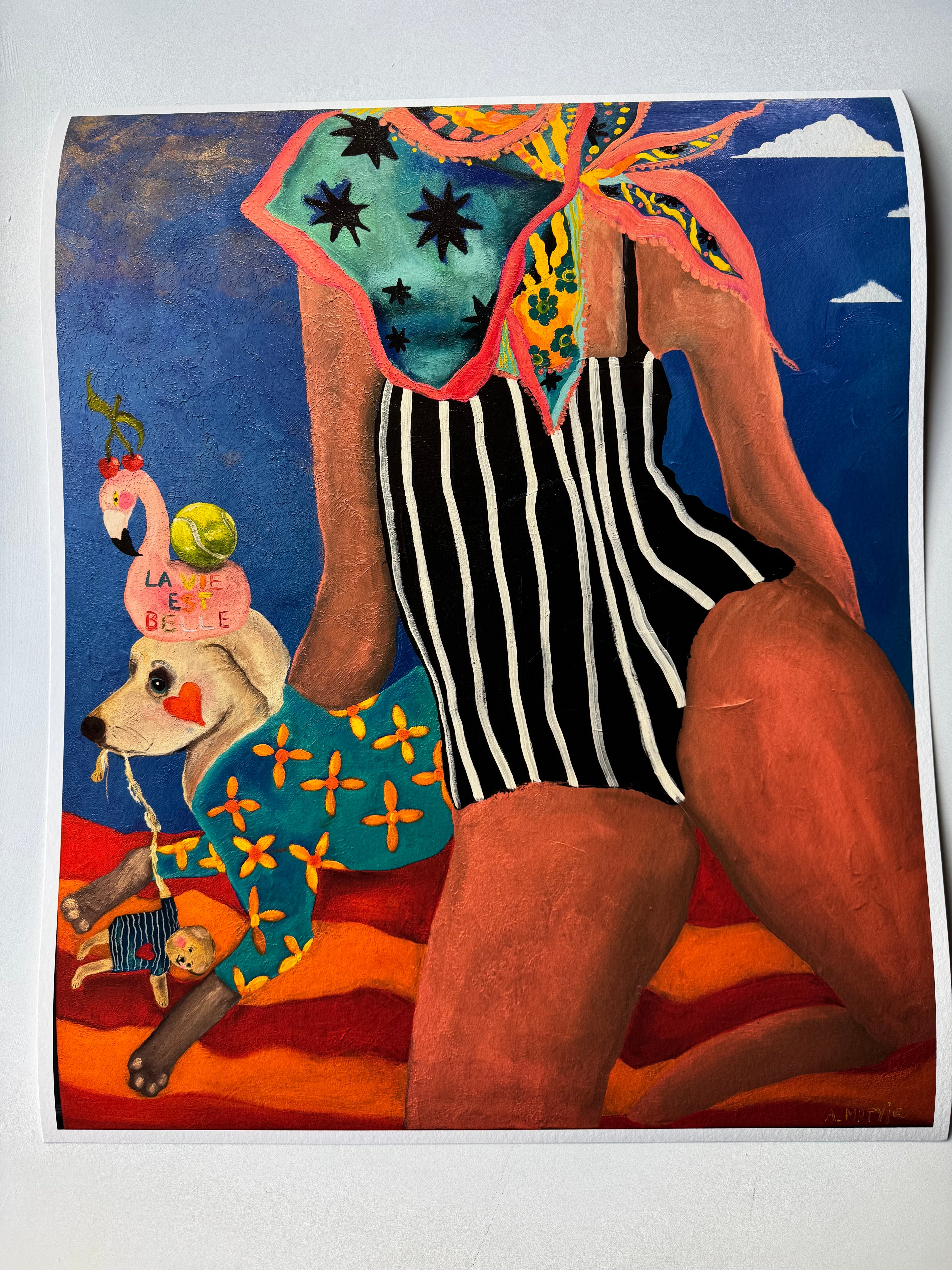 La vie est belle print