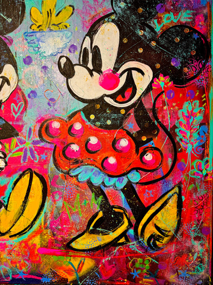 Vibrant Cartoon Mice
