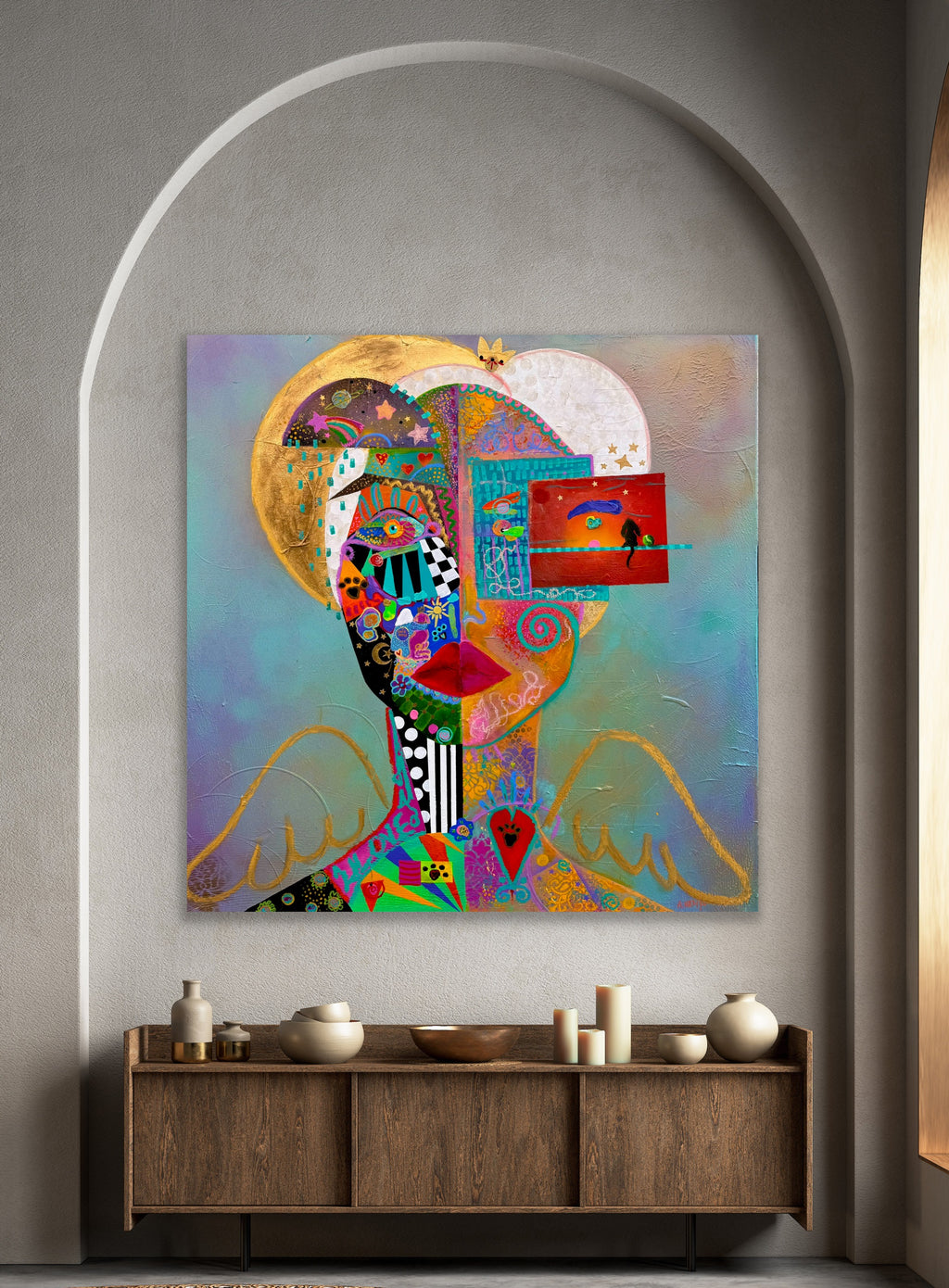 Tender Guardian/ Czuły strażnik płótno 100/100