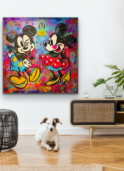 Vibrant Cartoon Mice