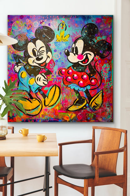 Vibrant Cartoon Mice