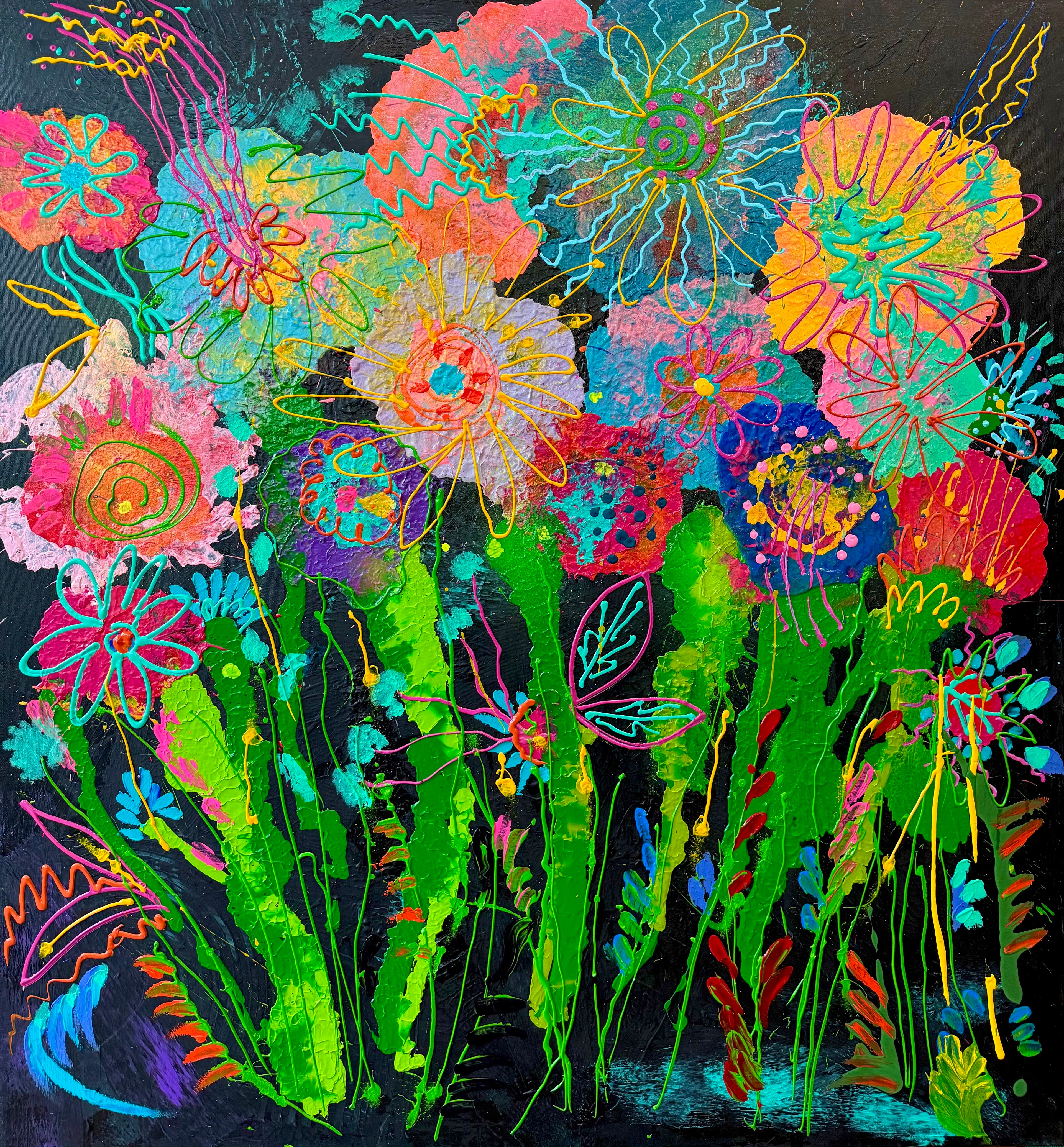 Crazy flowers/ secret Garden