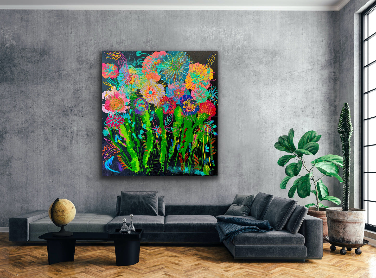 Crazy flowers/ secret Garden